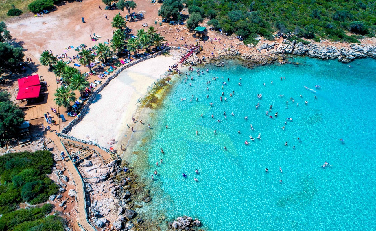 Marmaris Sedir Island - My Marmaris Cleopatra's Beach from Cleopatra Island in Marmaris