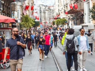 The population of Turkey